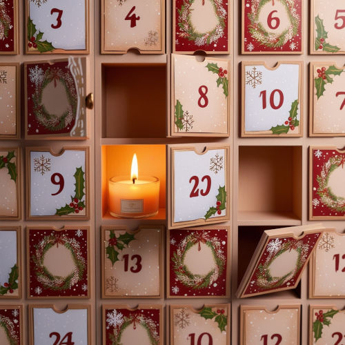 Adventskalender doftljus - Doftljuskalender 2024