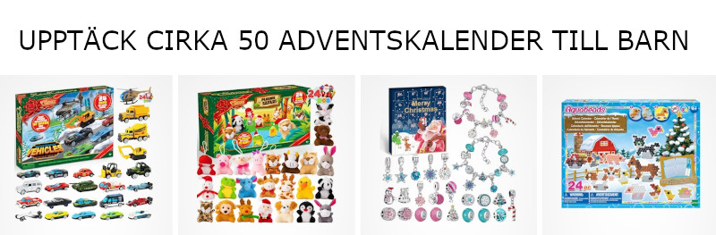 Adventskalender till barn - Stort utbud av barn julkalender på nätet