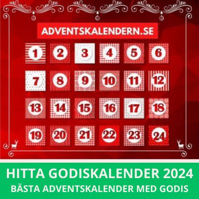 Godiskalender - Adventskalender 2024 med godis