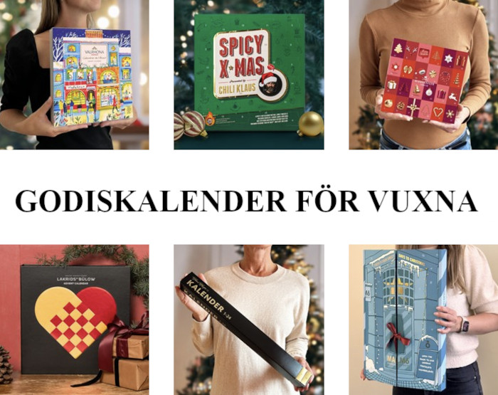 Godiskalender vuxna - Julkalender med godis